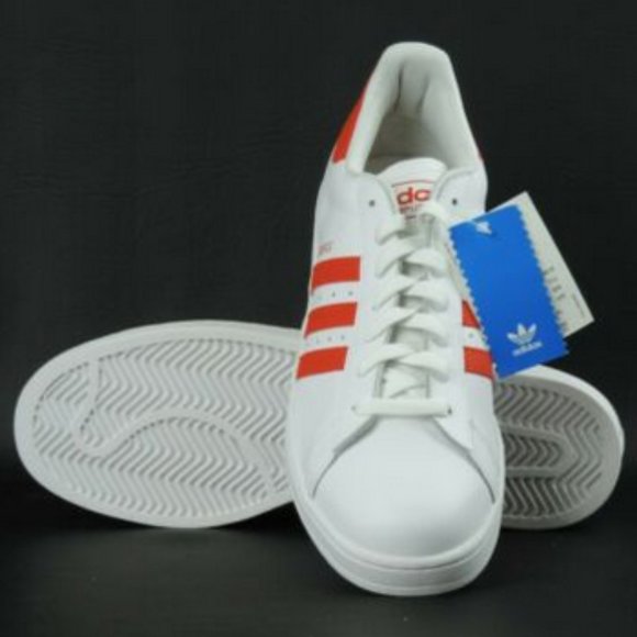 Adidas Campus II Mens Shoes White Red - Picture 11 of 12